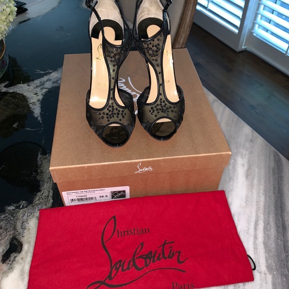 Christian Louboutin Shoes - Patinana 100 Rete/Kid/Patent
